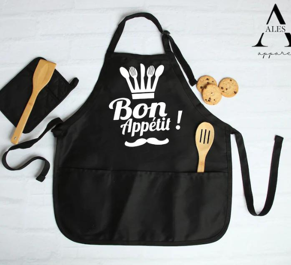 Aprons for Men Birthday Gifts Unique Funny Christmas Black 4