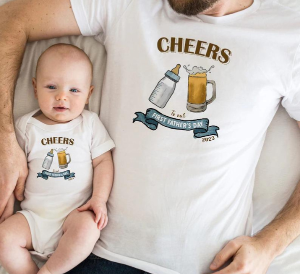 Father And Son Best Friends Funny Baseball Matching T-Shirts Gifts