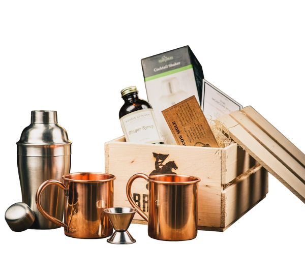 Thoughtfully Cocktails, Beer Gift Box Set, Includes Stainless Steel Beer  Can Cooler, Bottle Opener, Snack Mixes, and Playing Cards, Contains NO