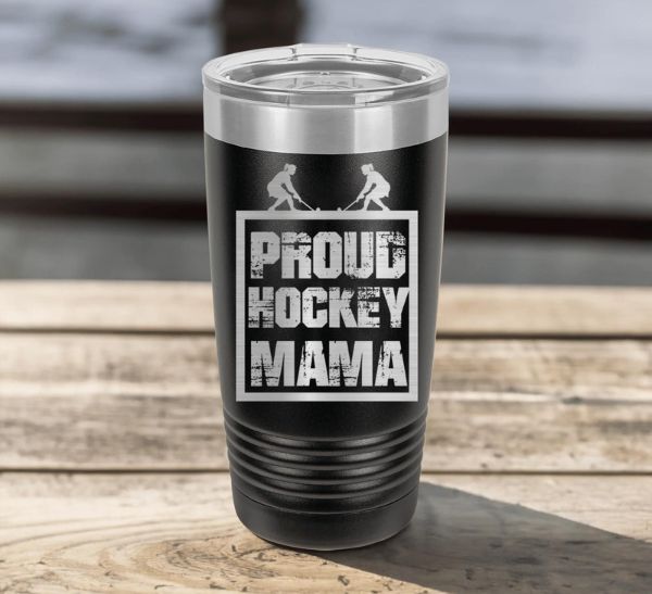 Hockey Mom Tumbler Black - GoodThings