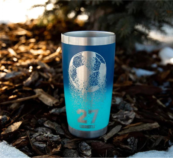 30oz Turf Football Tumbler