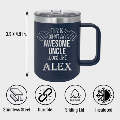 Awesome Uncle Looks Like Mug Tumbler