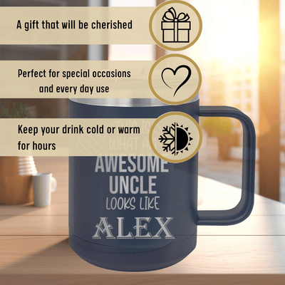 Awesome Uncle Looks Like Mug Tumbler