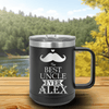 Black Uncle Mug Shaped Tumbler With Best Uncle Ever Design