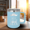 Light Blue Uncle Mug Shaped Tumbler With Best Uncle Ever Design