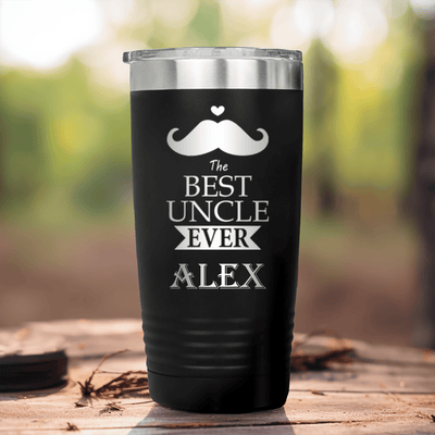 Black Uncle Tumbler With Best Uncle Ever Design