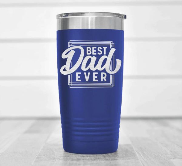 Best Dad Ever - Father's Day Can Cooler - Father's Day Gift - Stocking  Stuffer