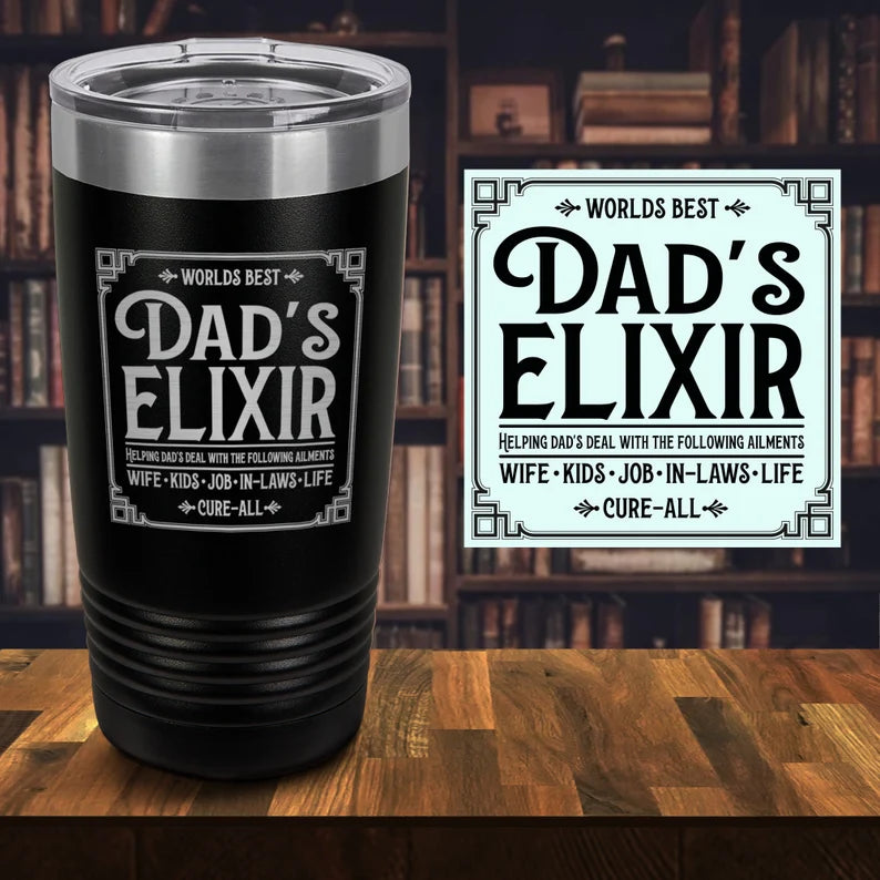 Etched Dad Travel Mug