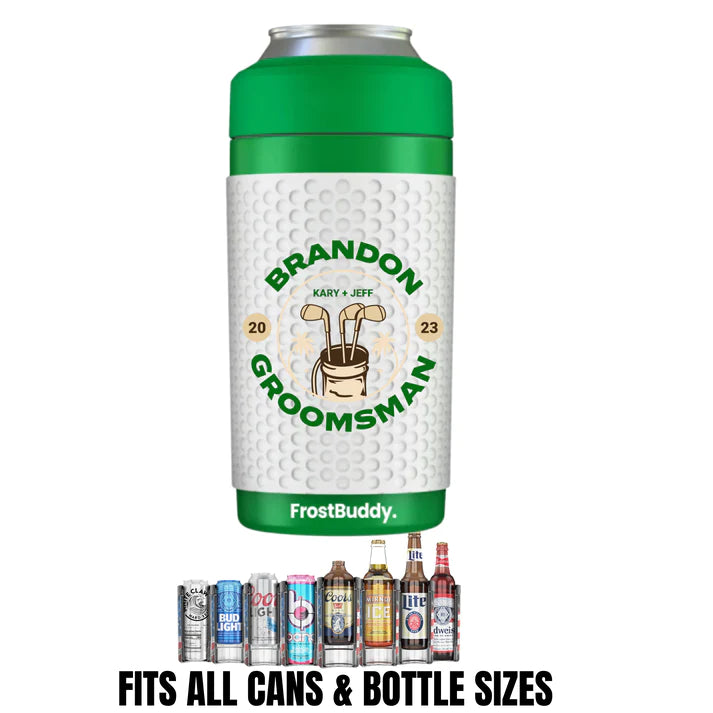 Groomsmen Golf Can Cooler