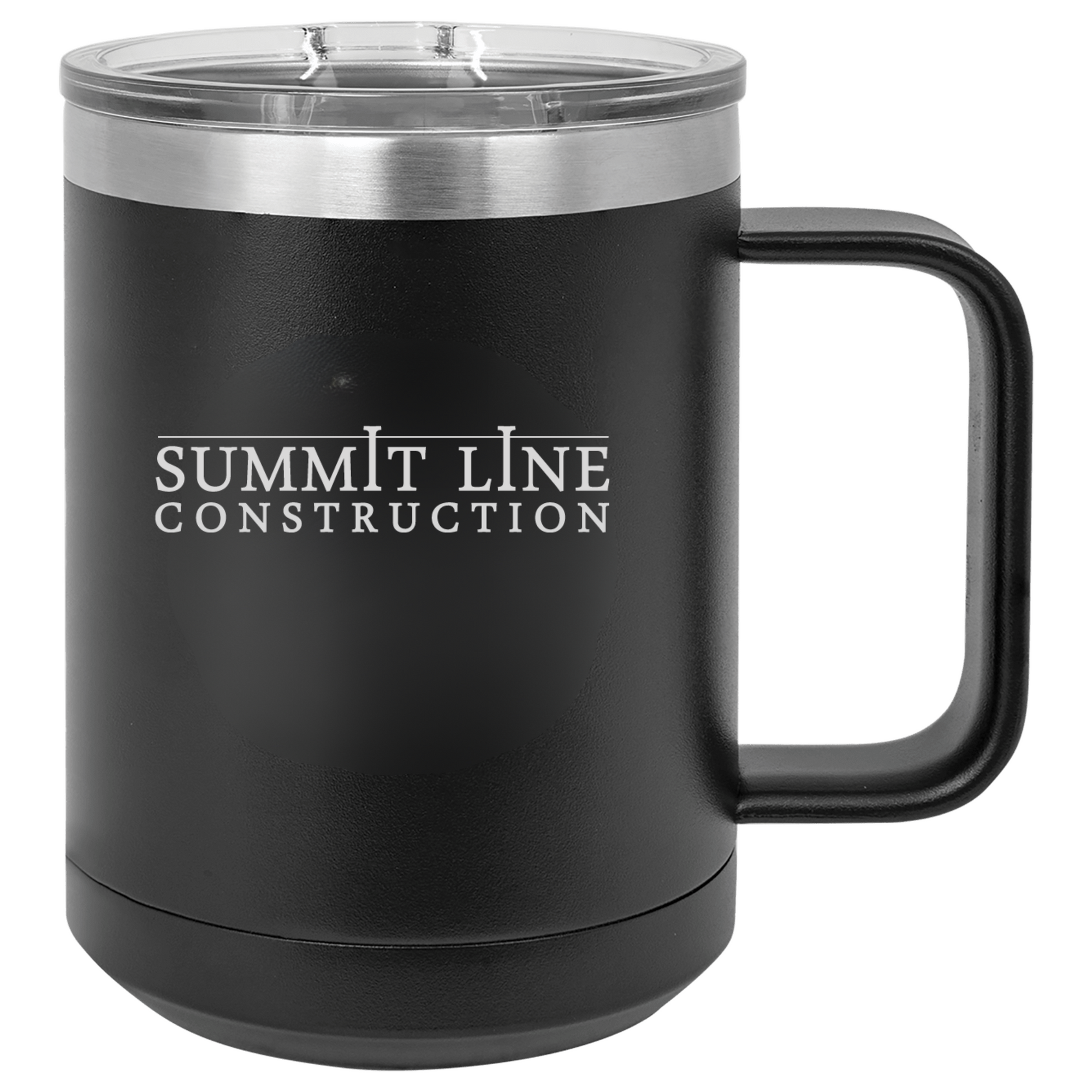 Custom Logo Metal Coffee Mug – 15 oz