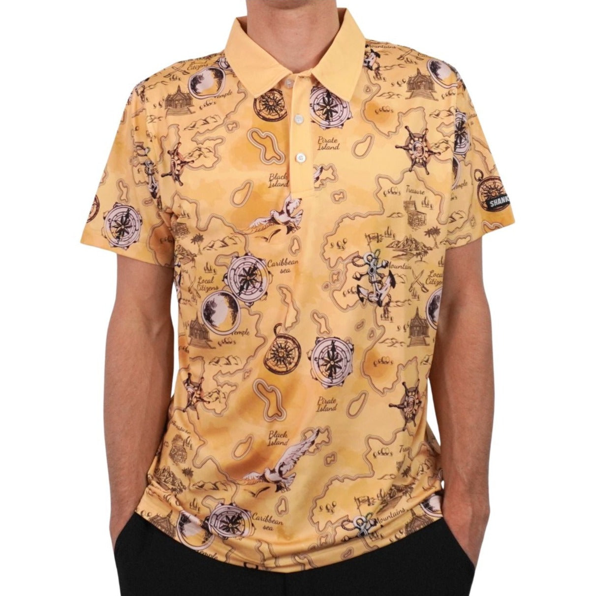 Pirate Map Polo