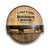 Whiskey Barrel Head Shelf