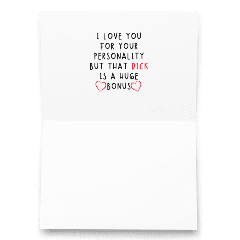 Cheeky Valentine's Day Card