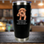 Personalized custom photo tumbler with cartoon image and text