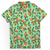 Awesome Blossom | Orange Blossom Pattern Golf Polo