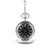 Diamond Embossed Silver Pocket Watch