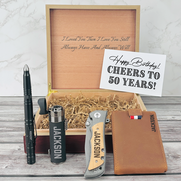 Manly 50th Birthday Gifts for Men // Manly Man Co® - Manly Man Co.