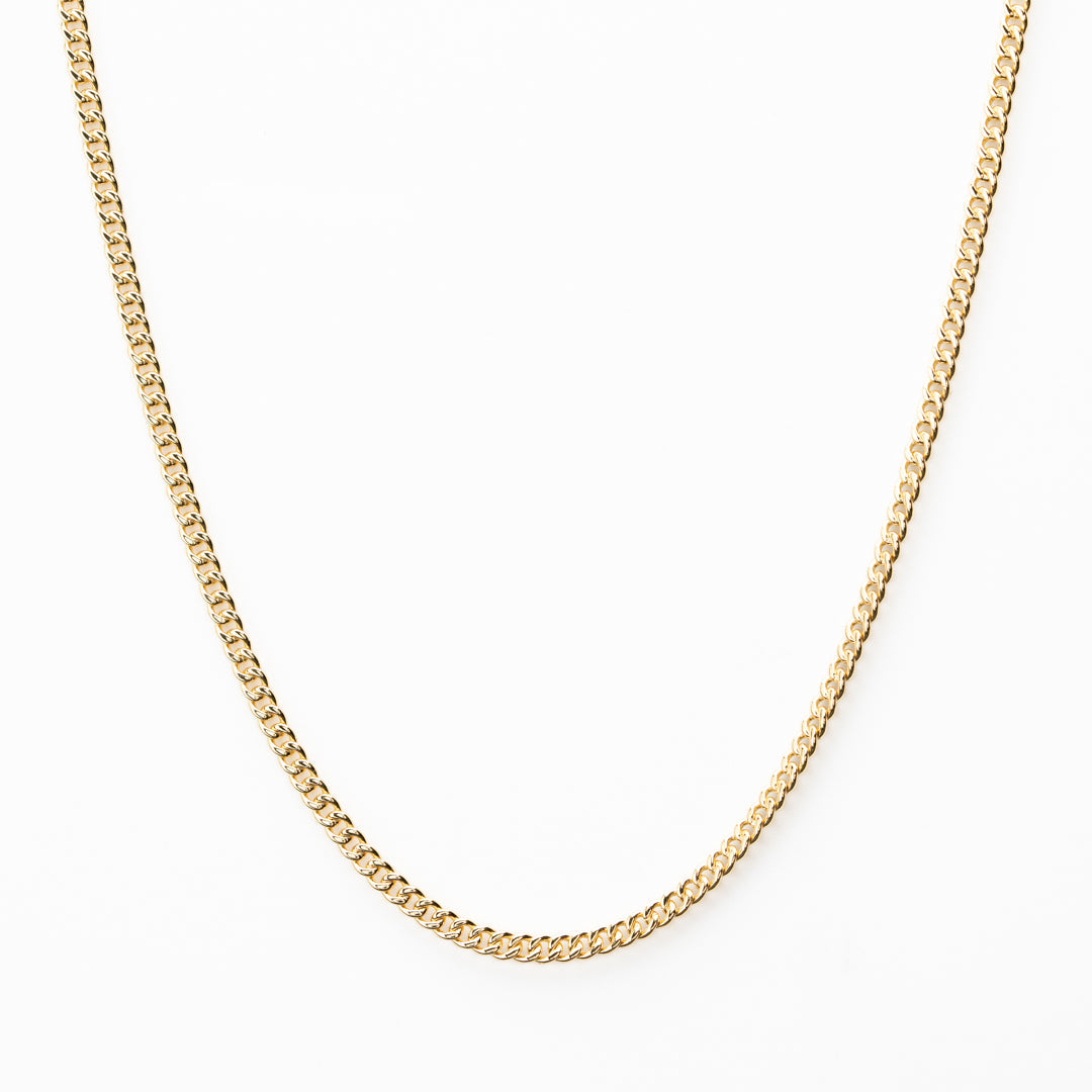 Luxury 14kt Gold Cuban Chain - 3mm