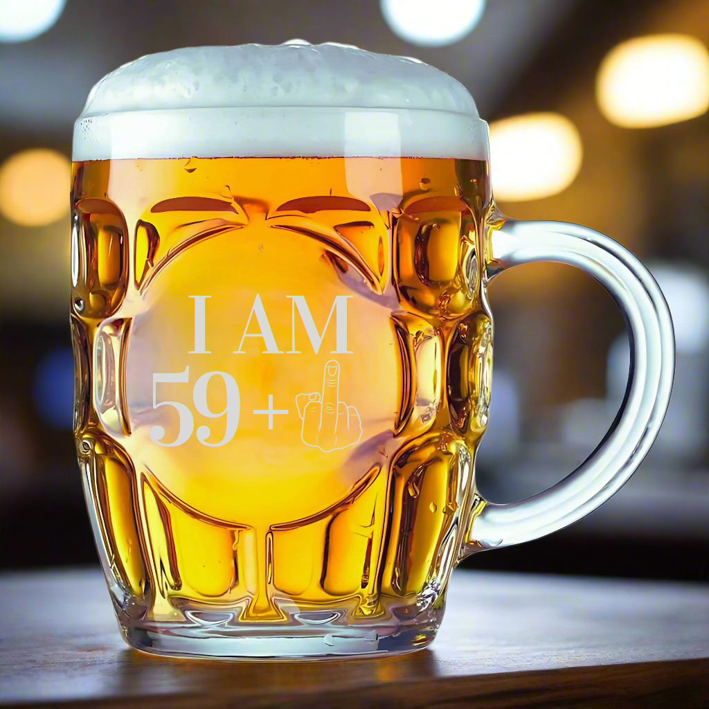 20oz birthday beer mug