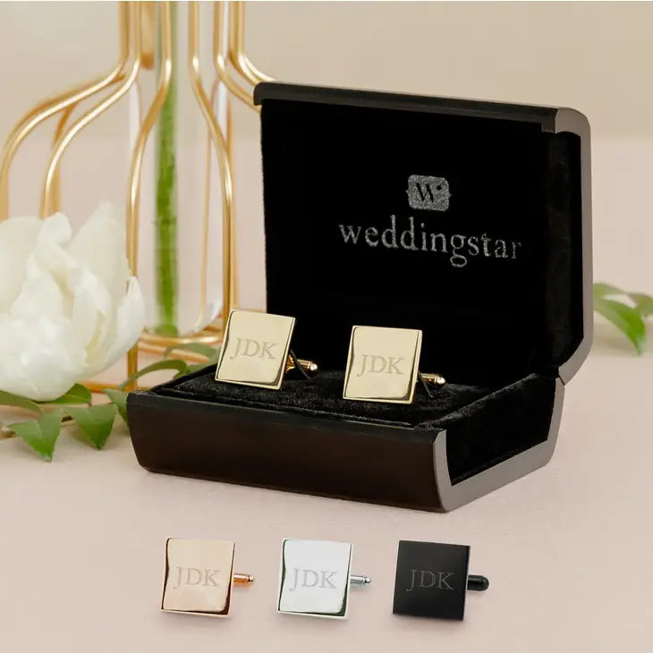 Weddingstar Personalized Designer Compact Mirror - Modern Floral Print