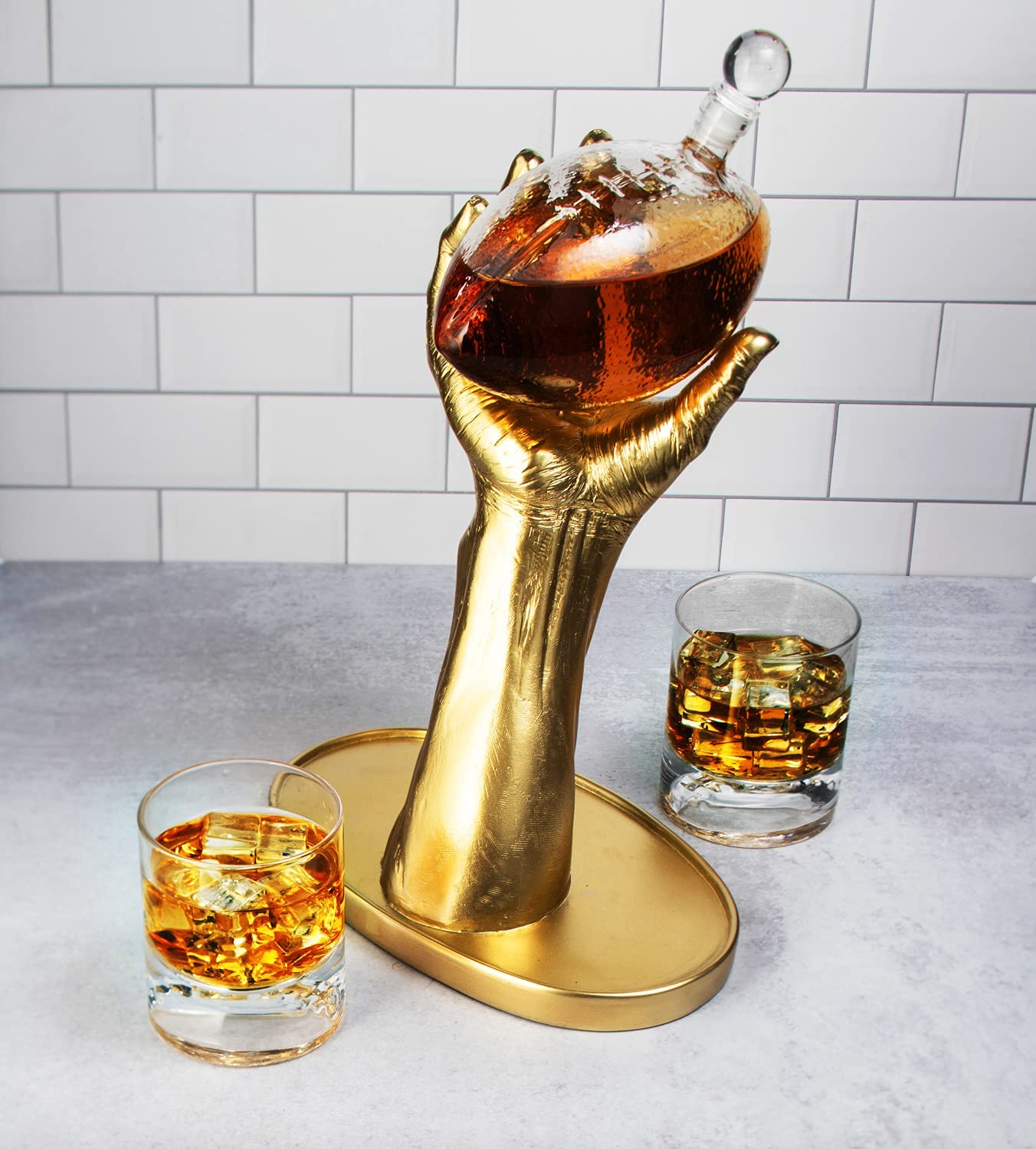 Football Trophy Decanter