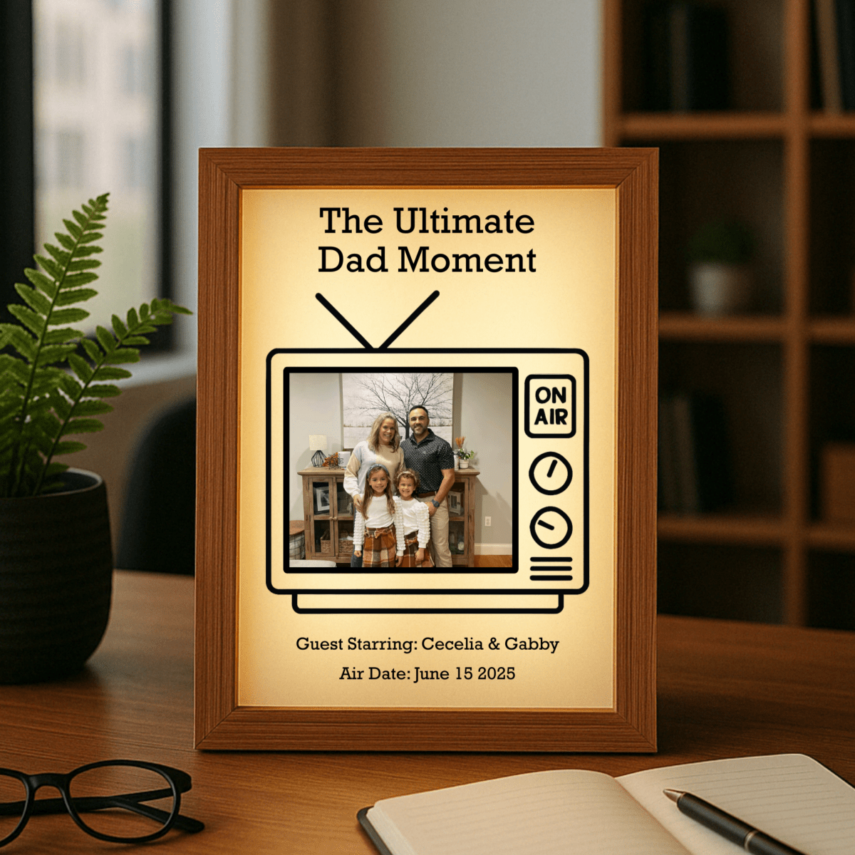 Dad's Prime Time Moments Frame