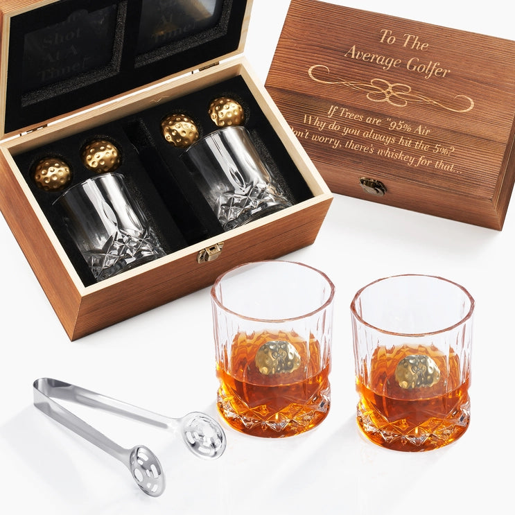 Wholesale 10oz Old Fashioned Rock Wine Drinking Cocktail Whiskey Glasses  Set in Wooden Box Unique Custom Logo Whiskey Gift Box for Business  Corporate - China Vodka Glass and Shot Glass price |