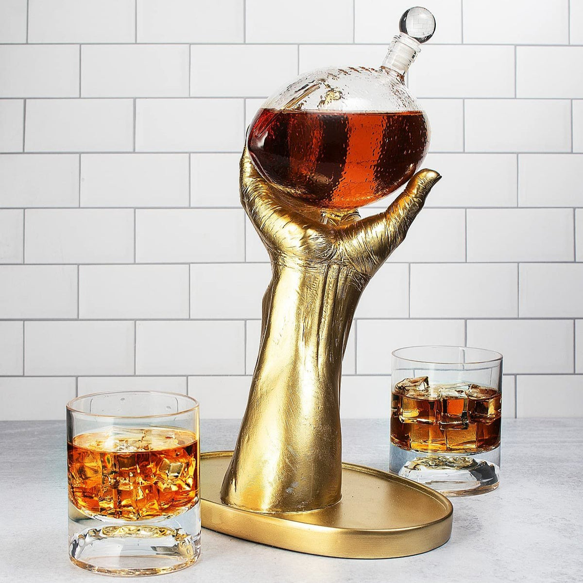 Football Trophy Decanter