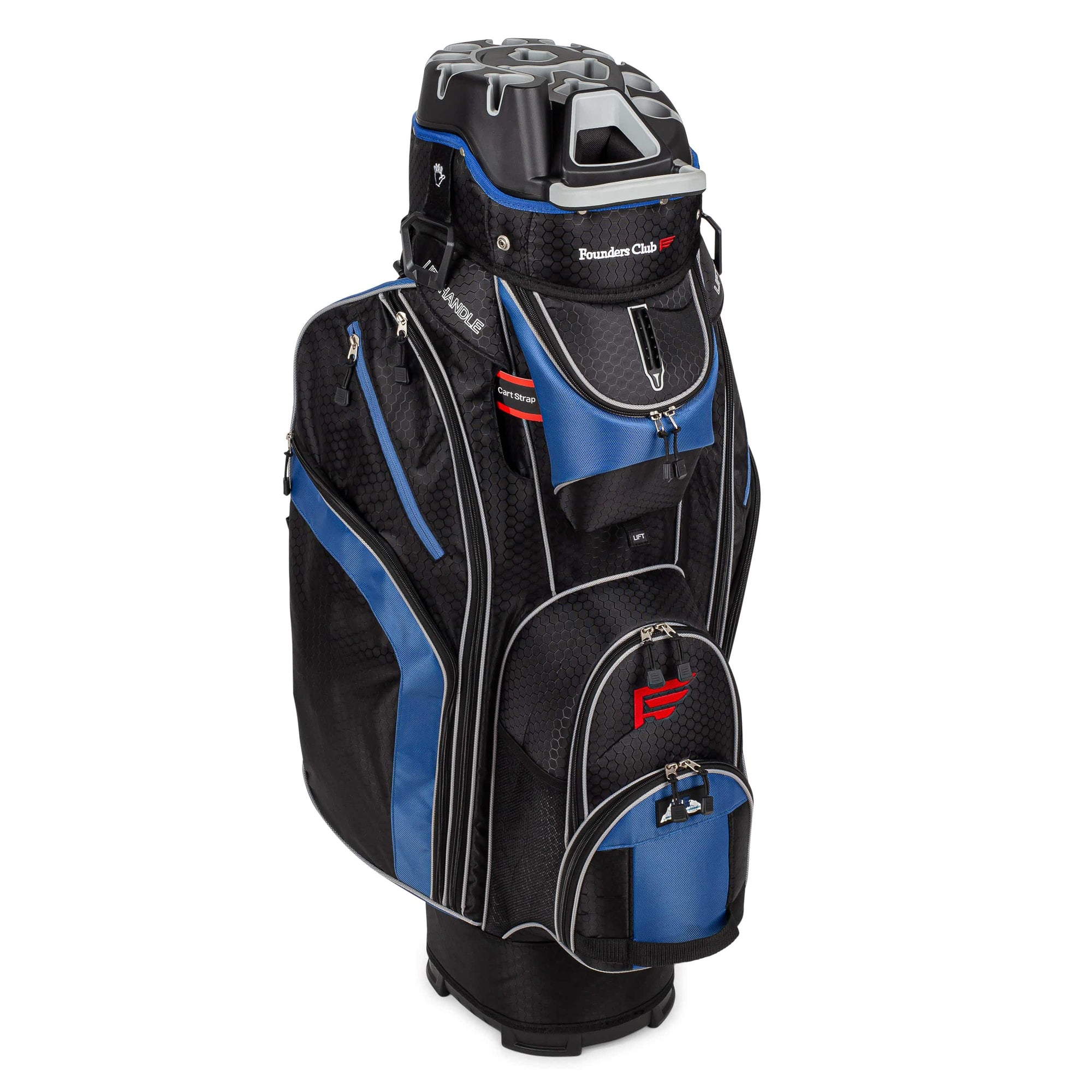 Blue 3rd Generation Premium Organizer 14 Way Golf Cart Bag