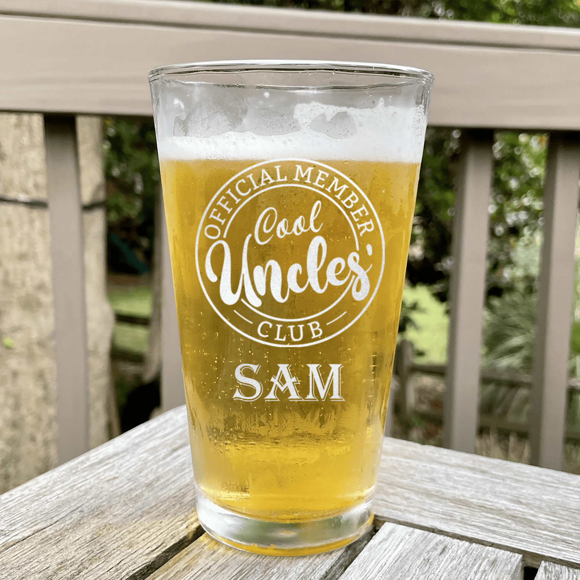 Cool Uncles Club Pint Glass