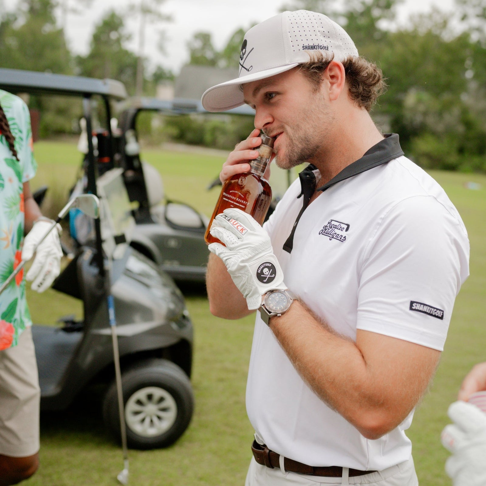 Legalize Mulligans White Polo