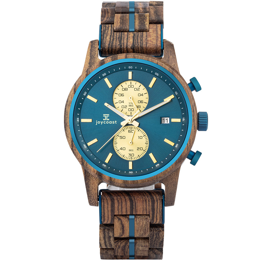 Aries | Zebrawood Chronograph