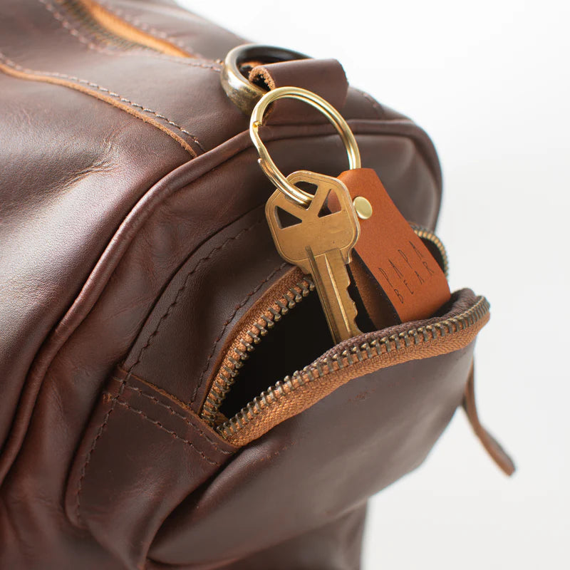 Monogrammed Luxury Leather Duffle Bag