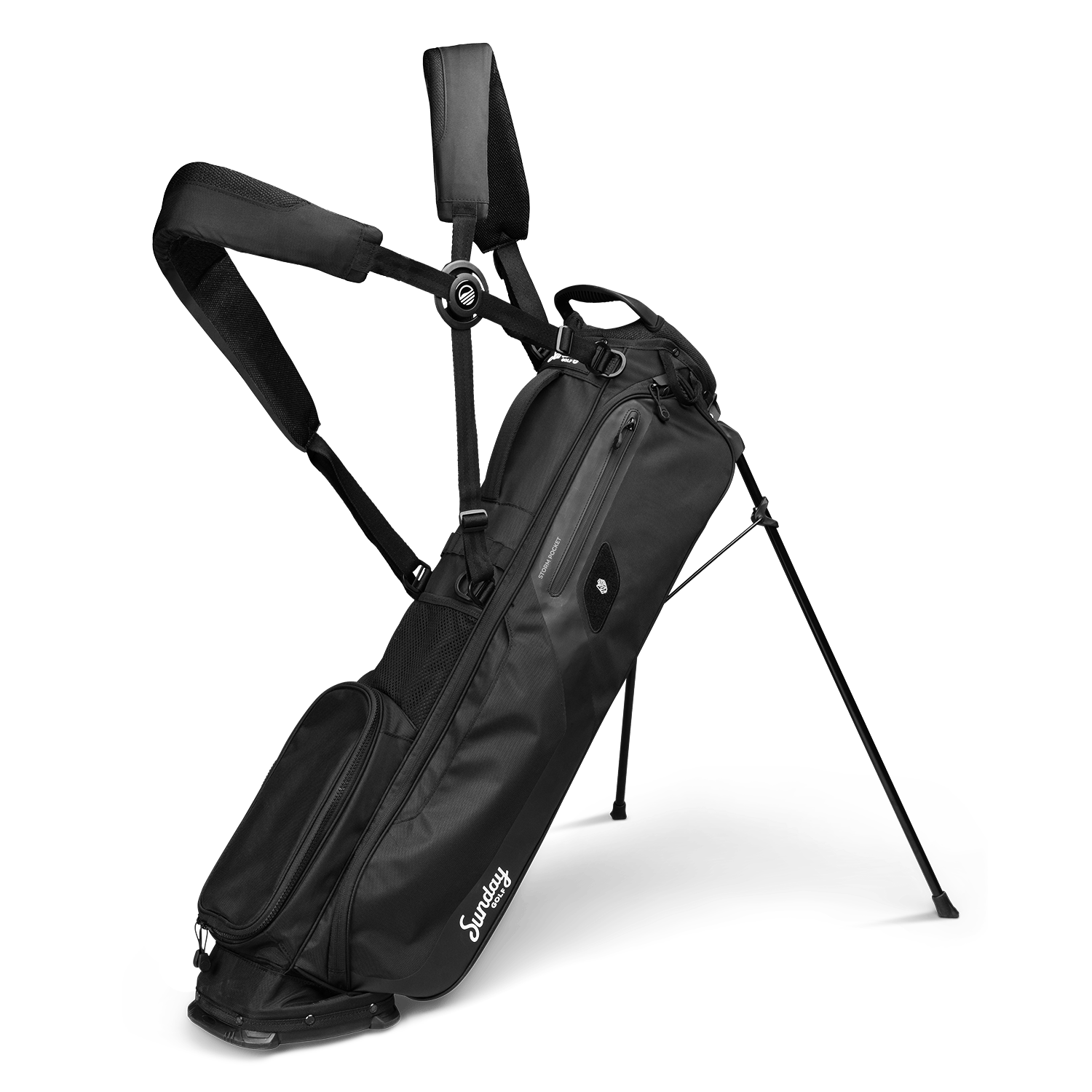 EL CAMINO | Matte Black Walking Golf Bag