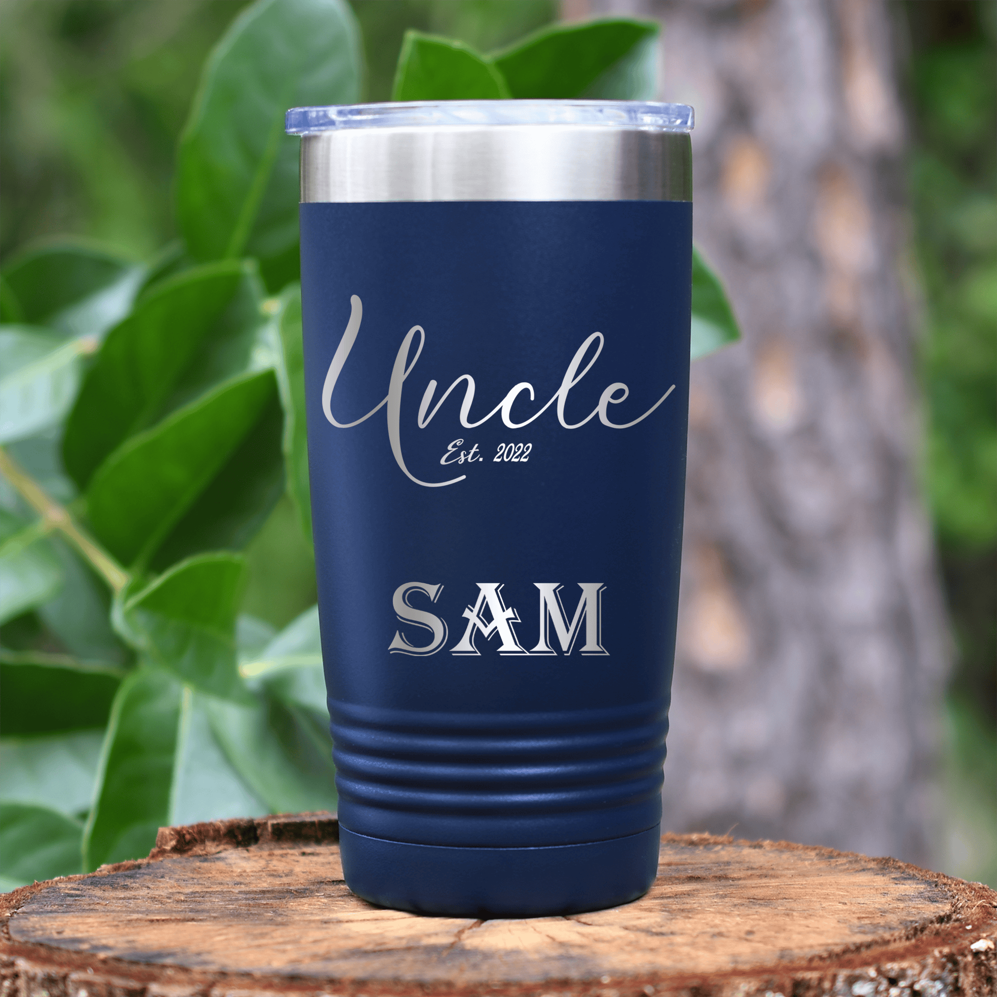 Navy Uncle Tumbler With Establish Uncle Design