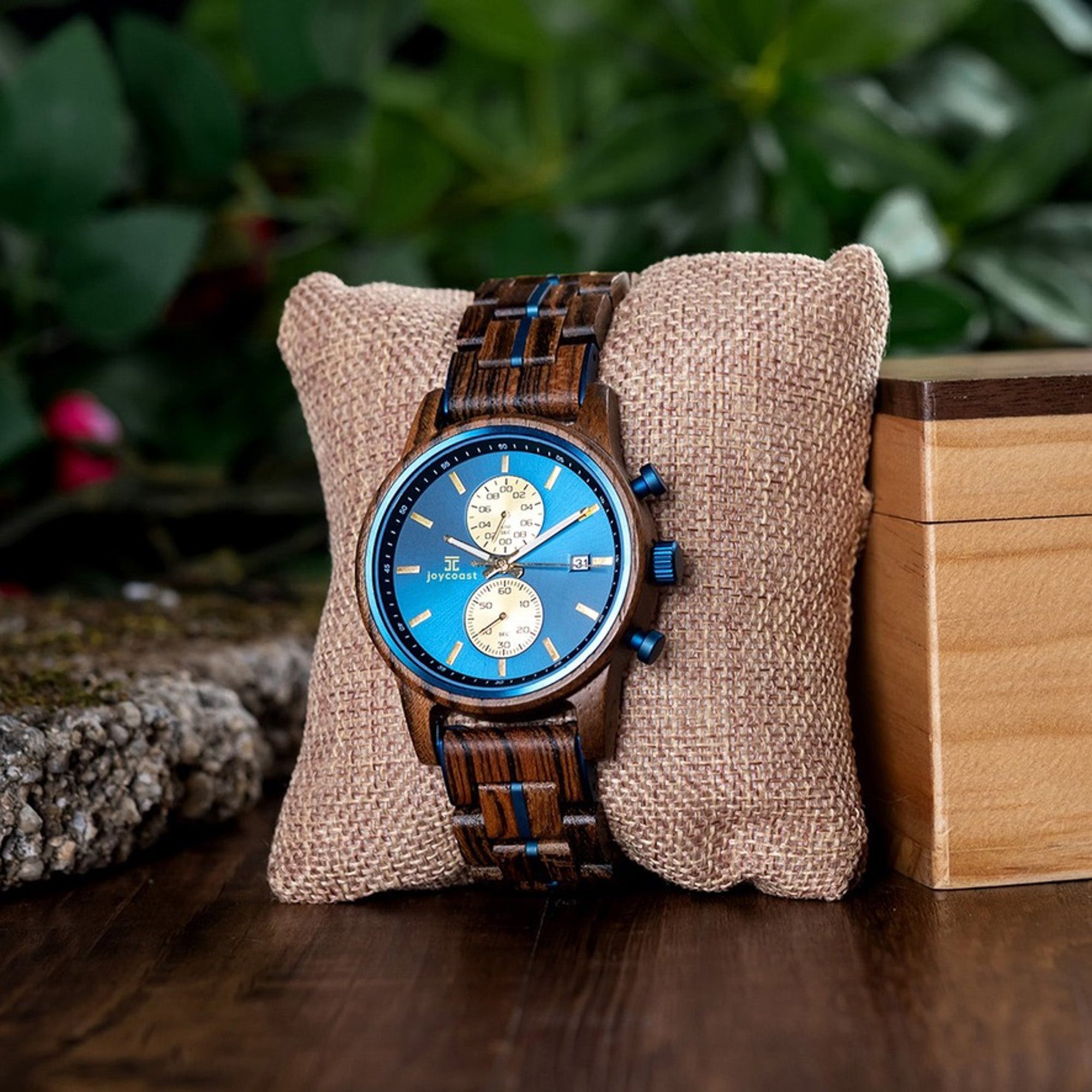 Aries | Zebrawood Chronograph