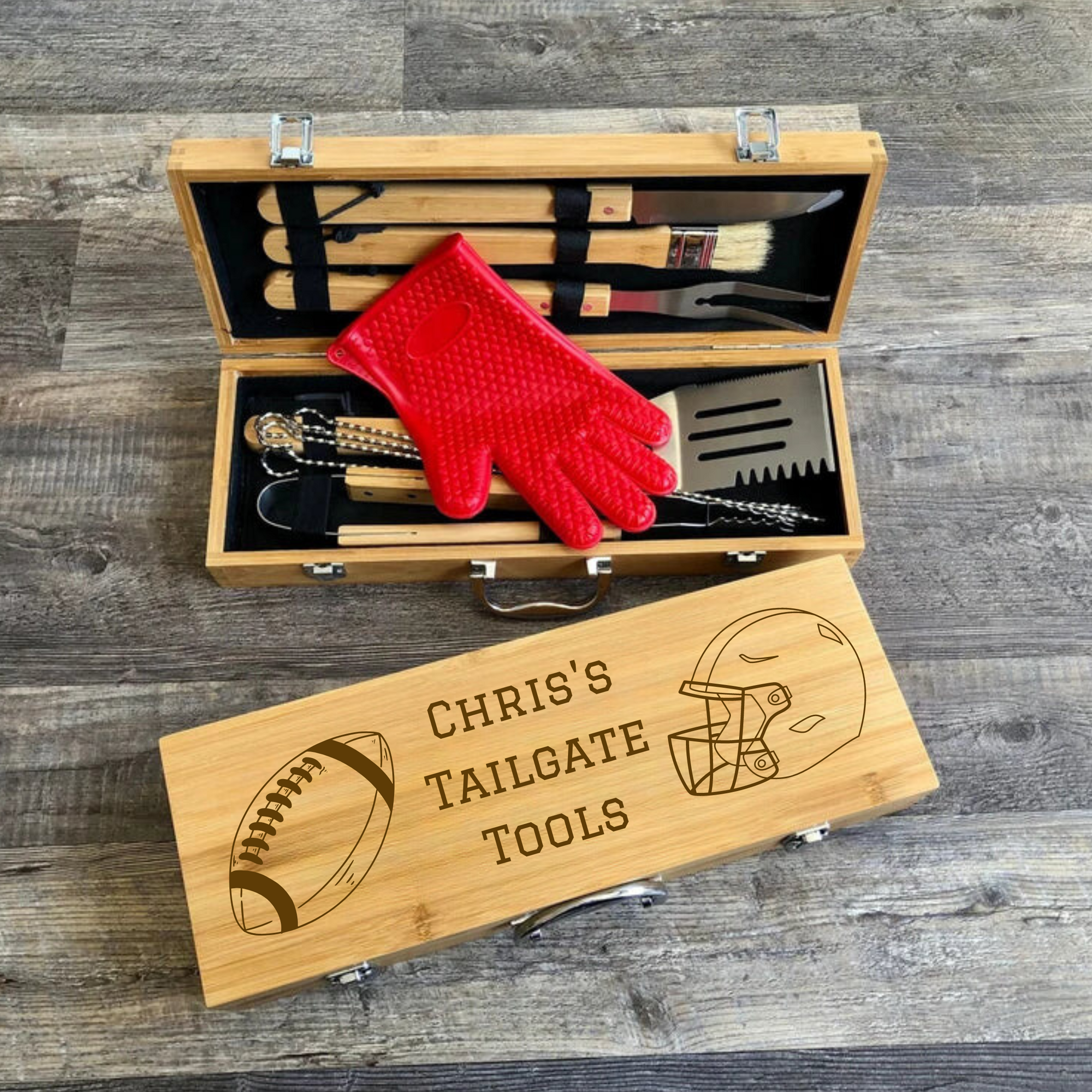 Grill Gift Set, BBQ Grilling Tools, Personalized BBQ Set, Barbecue Gift,  Engrave Grill Tool, Grill Case, Man Grill Gift Idea, Gift for Grill 