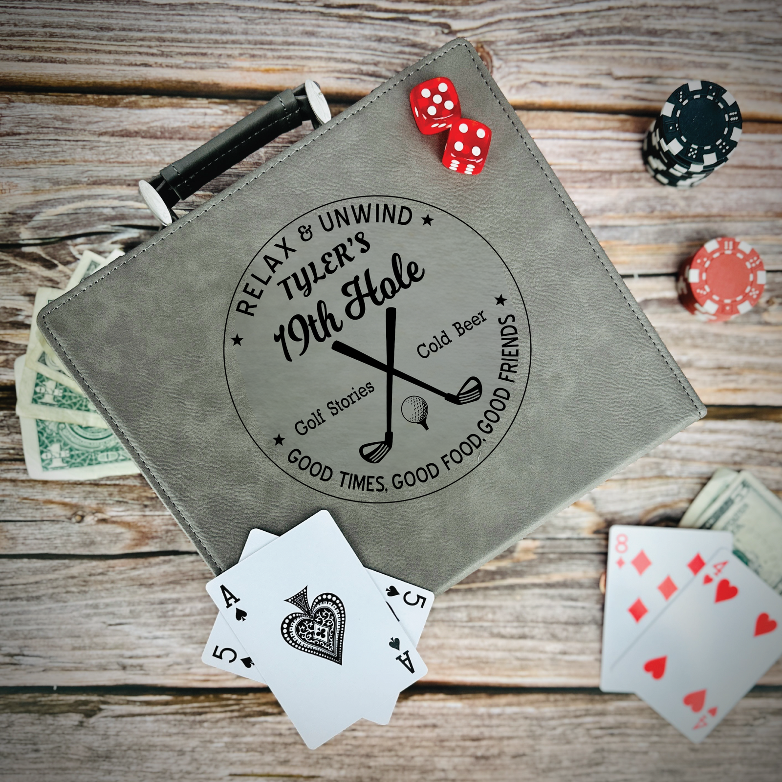 19th Hole Poker Set