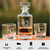 Premium Personalized Whiskey Decanter Set