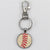 Leather Stitch Baseball Keychain