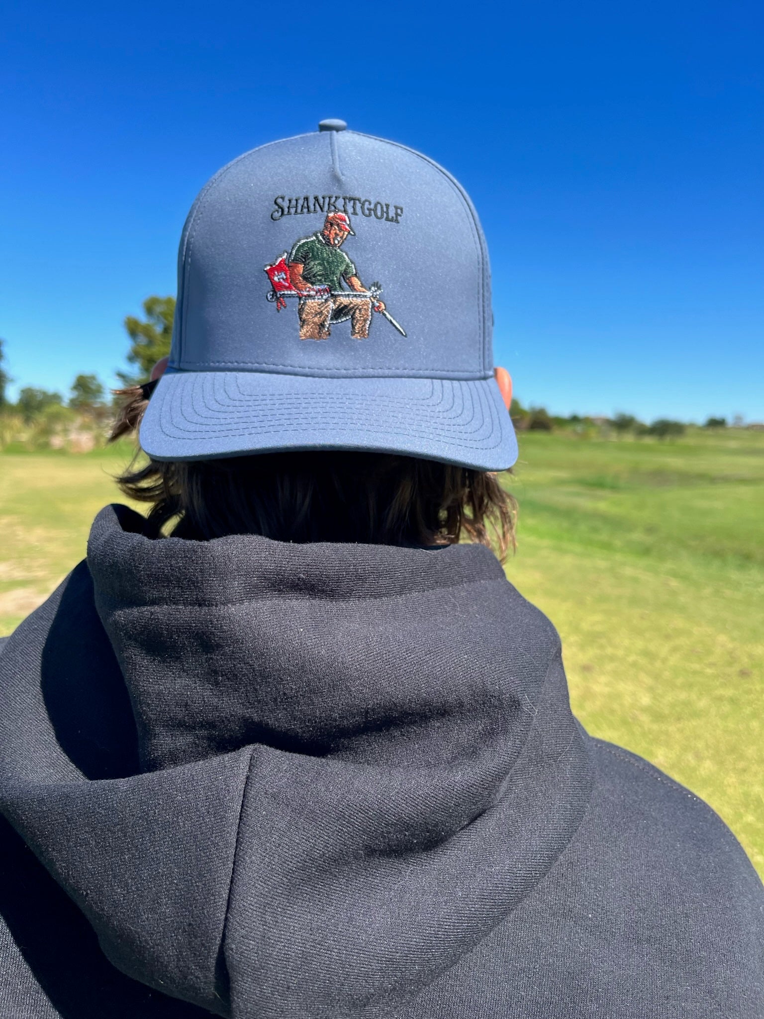 SHANKITGOLF Legalize Mulligans Adjustable Golf Hat for Men - Gray