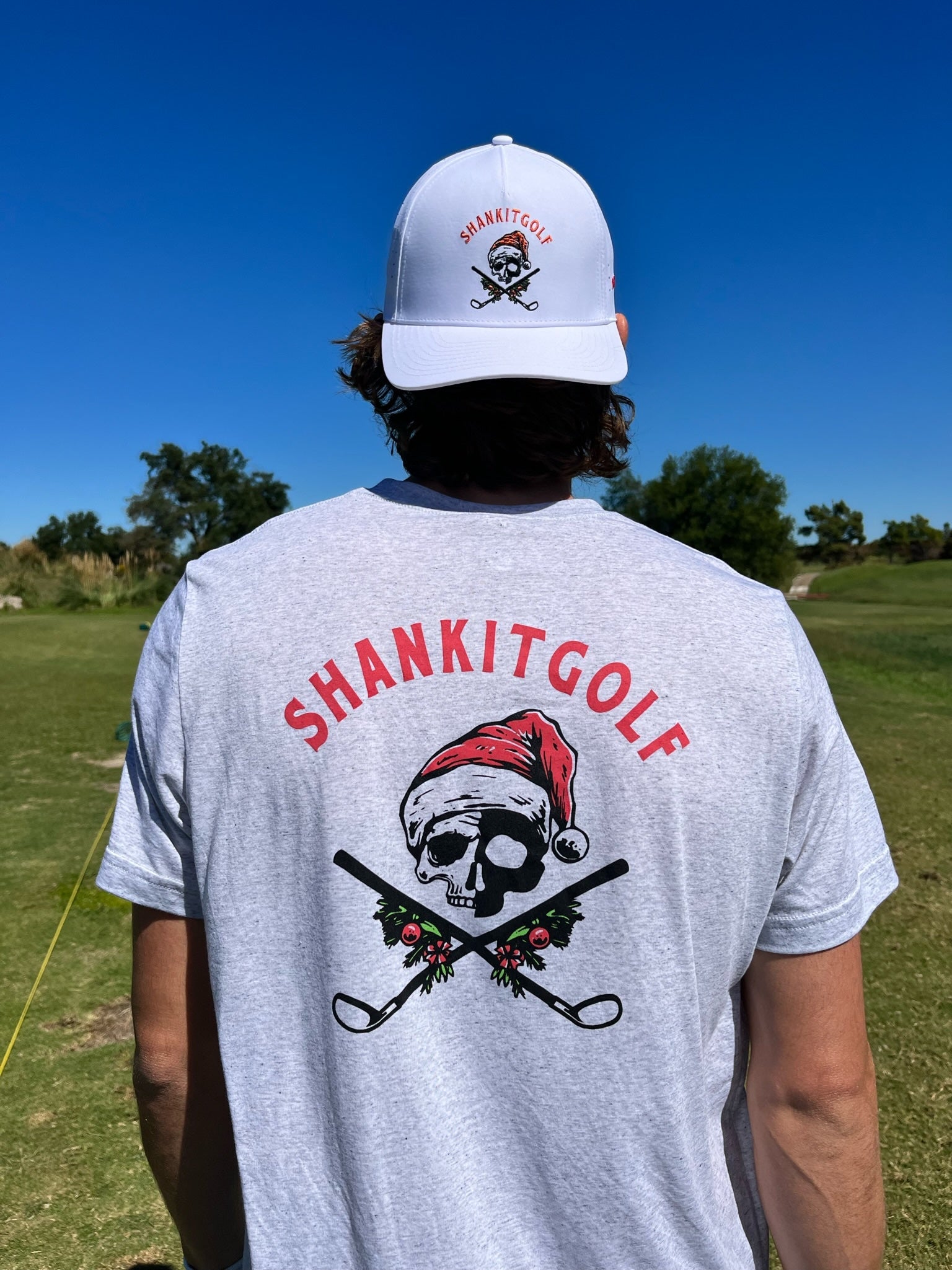 Holiday Skull Golf Hat