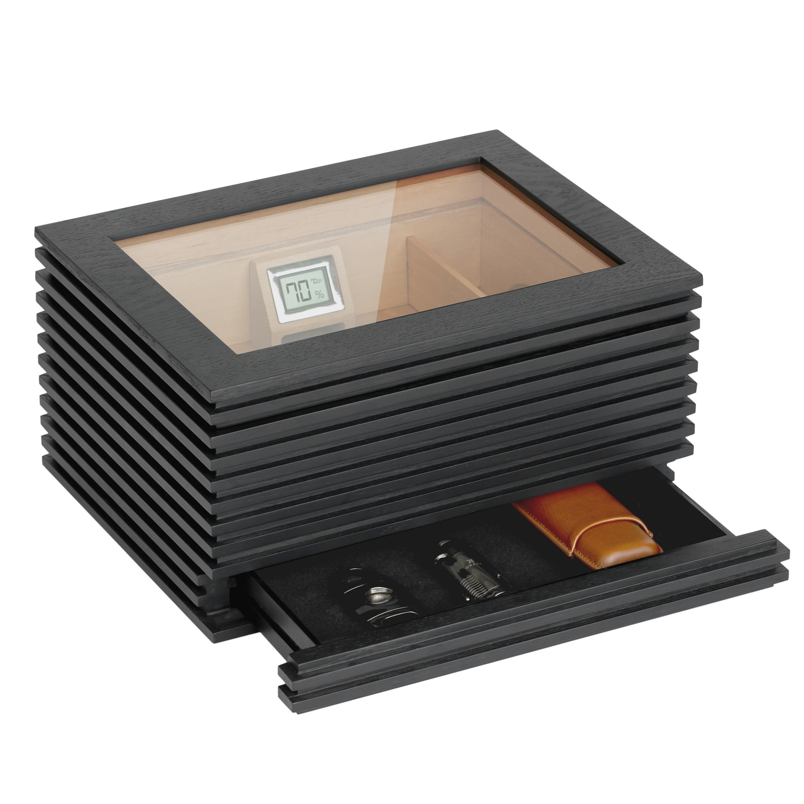 KOBI Glass Top Humidor