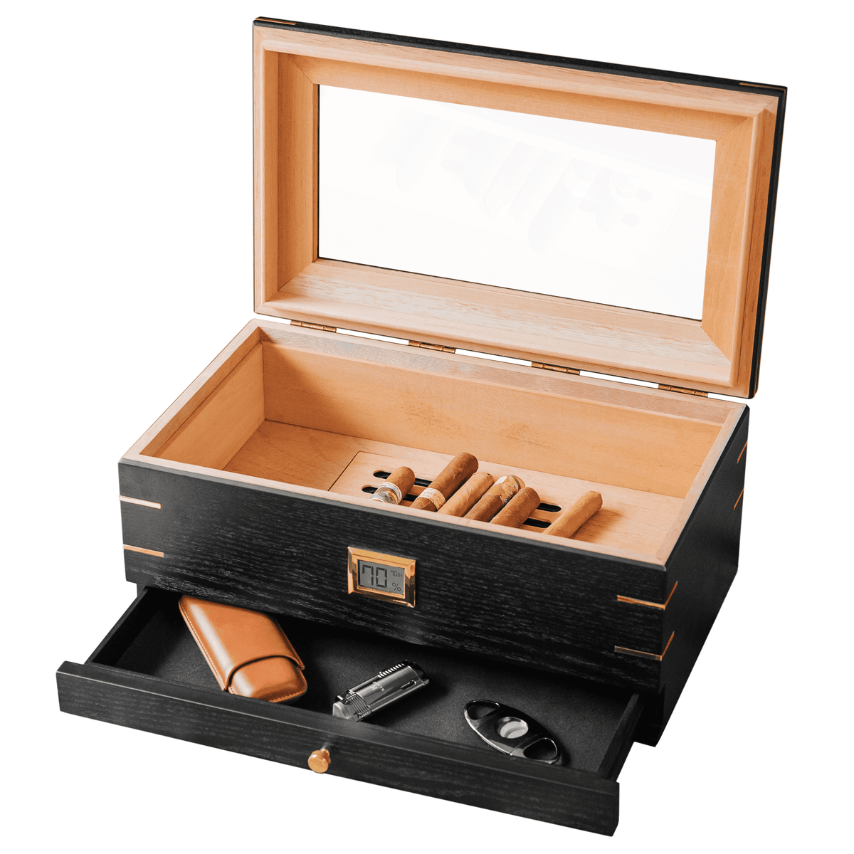 Royal Glass Top Humidor