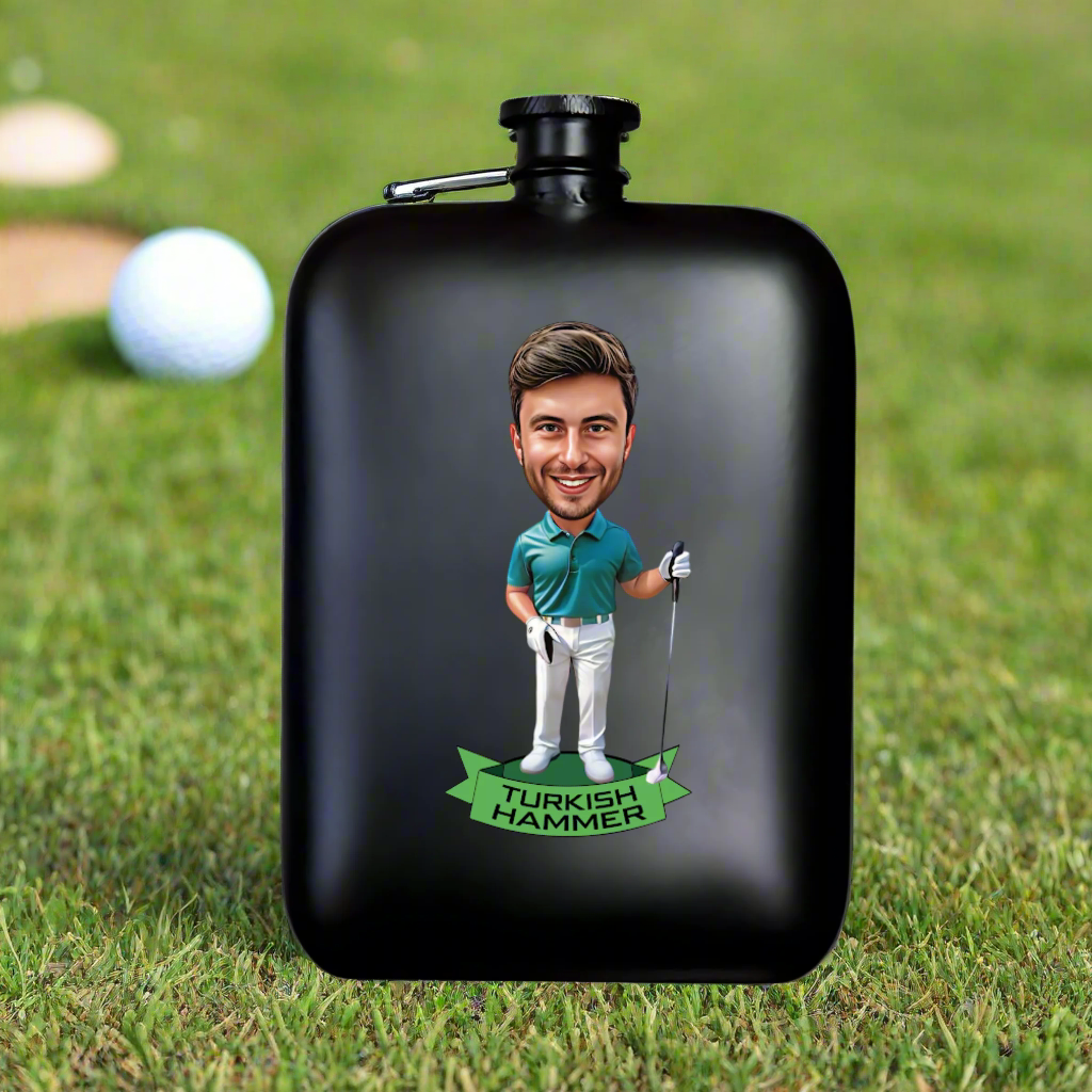 Fairway Face Flask