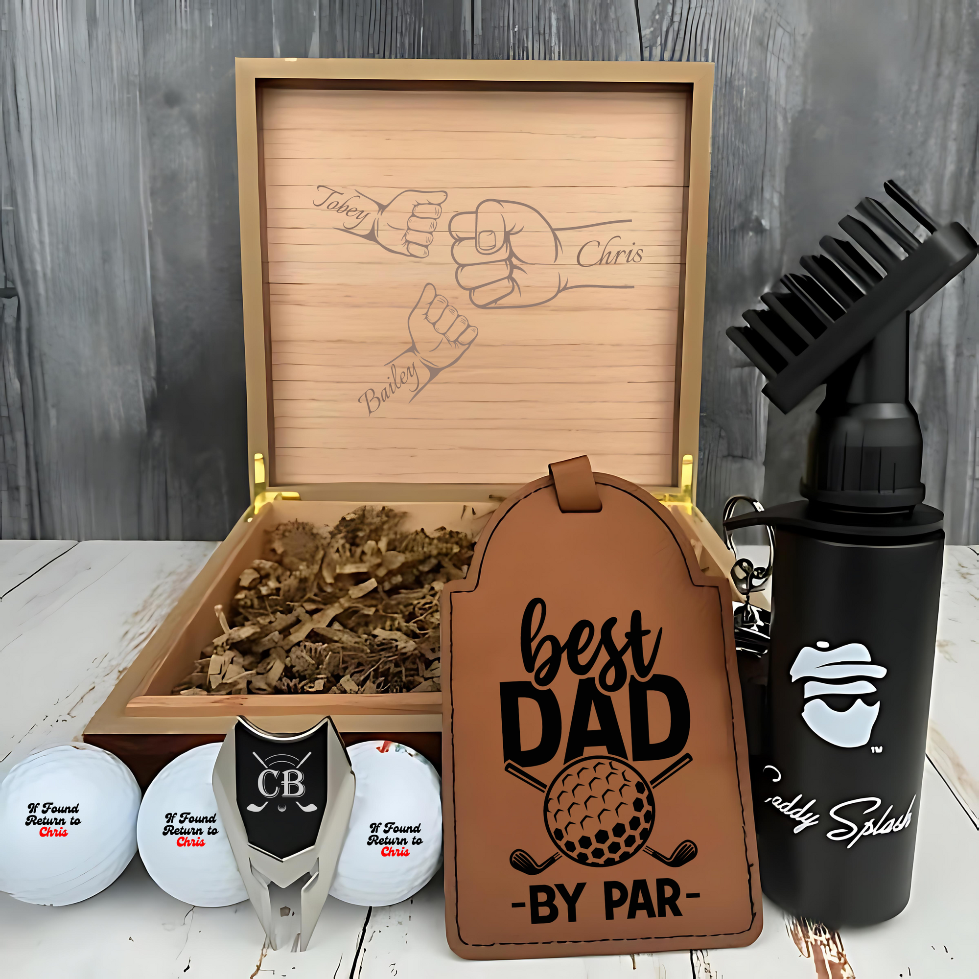 Best Dad By Par Gift Set