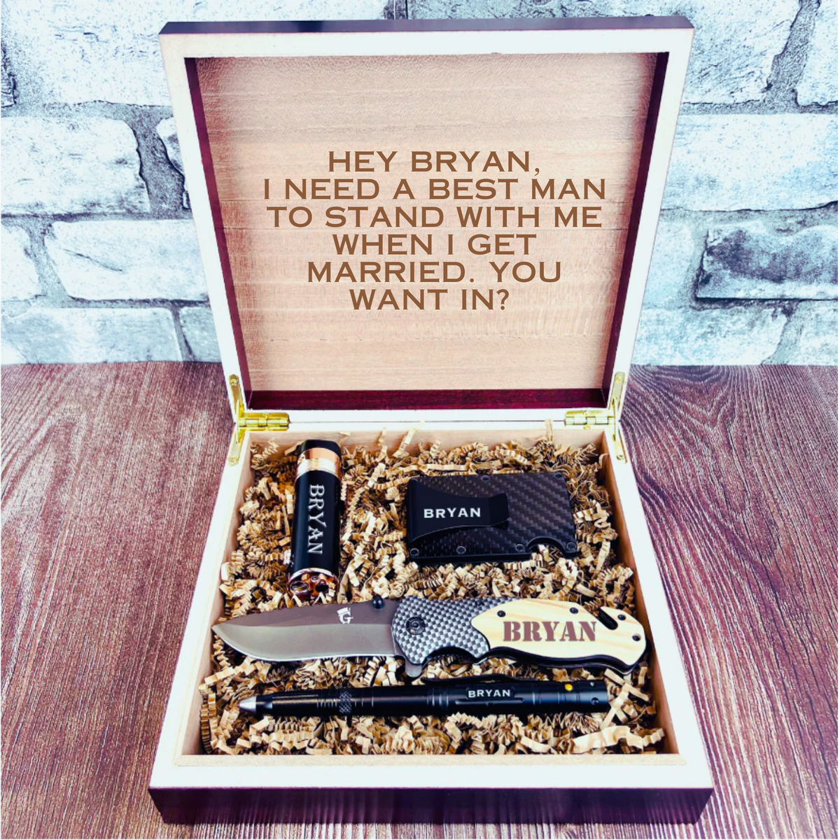 Groom&#39;s Crew Gift Box Set