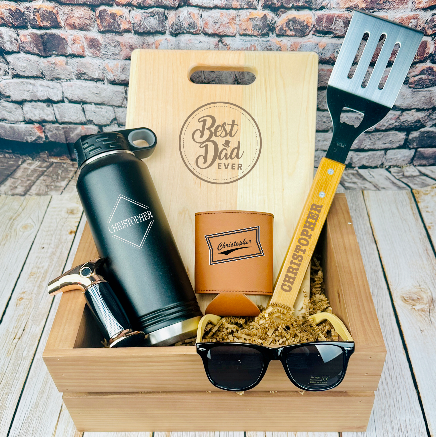 Boxzie Man Box, Gift Box for Men - Birthday Gifts for Men, Mens Gift Basket, Gift Set Ideas, Unique Presents for Him - Cool Camping Gift Sets for Guys