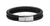 Black Leather Mens Bracelet