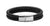 Black Leather Mens Bracelet